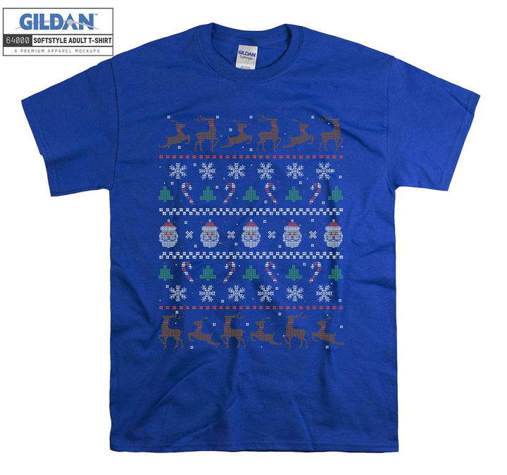 Christmas Funny Figure Noel Faces T-shirt