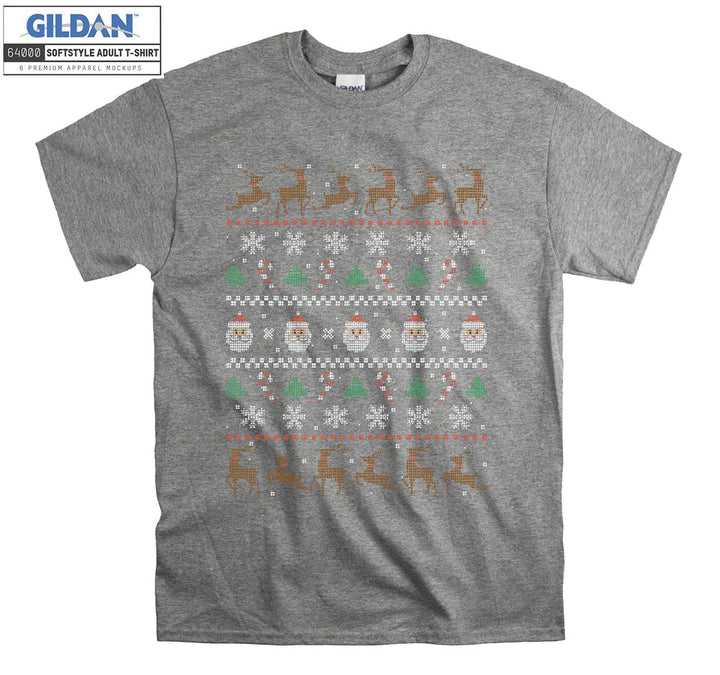 Christmas Funny Figure Noel Faces T-shirt