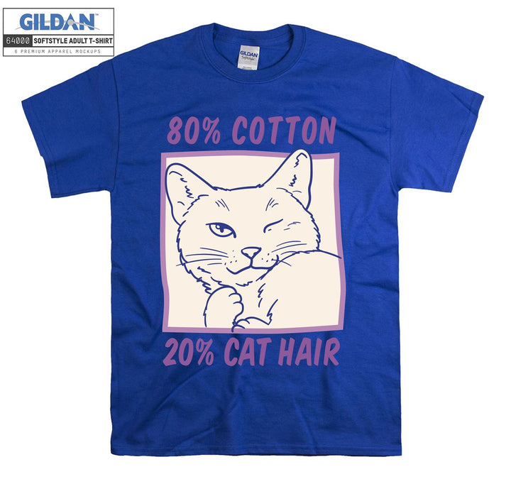 80% Cotton 20% Cat Hair T-shirt