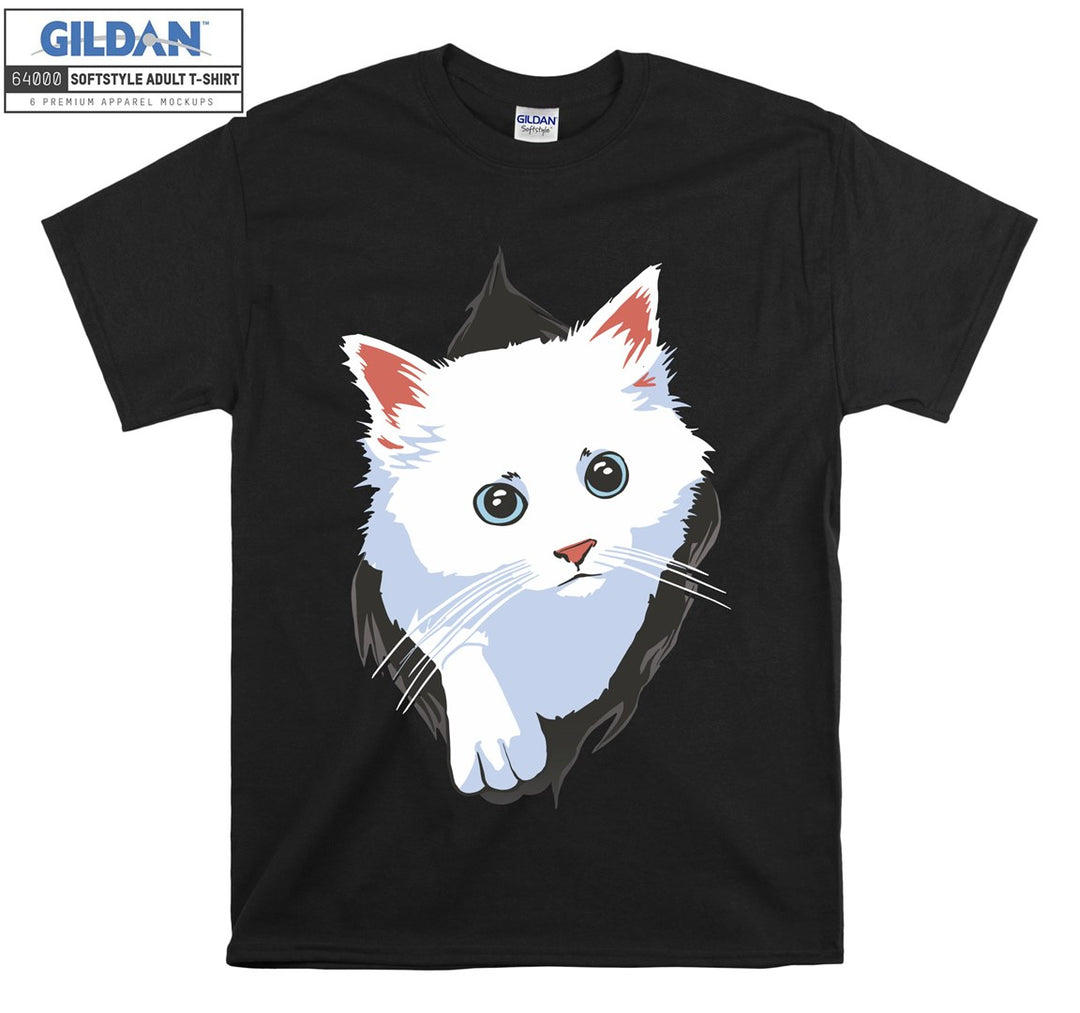 Cat inside Out Cute T-shirt