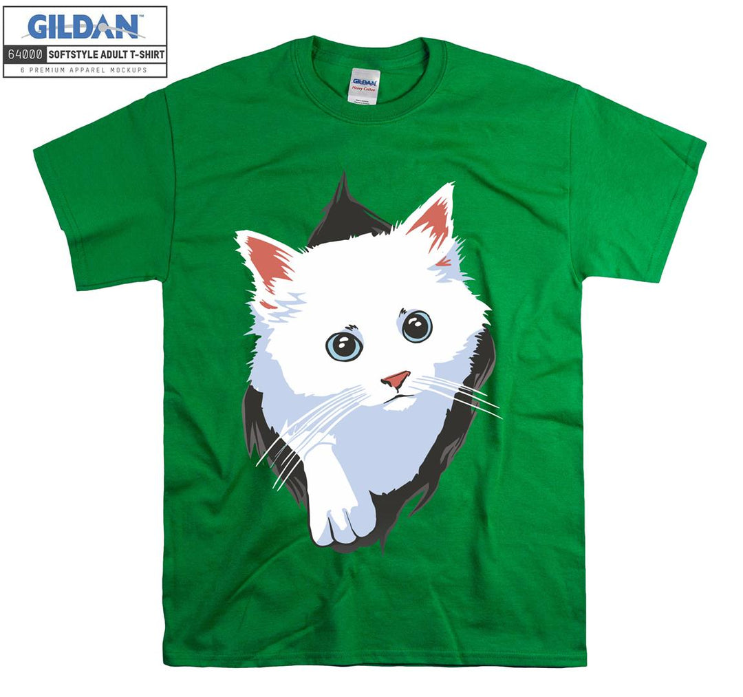 Cat inside Out Cute T-shirt