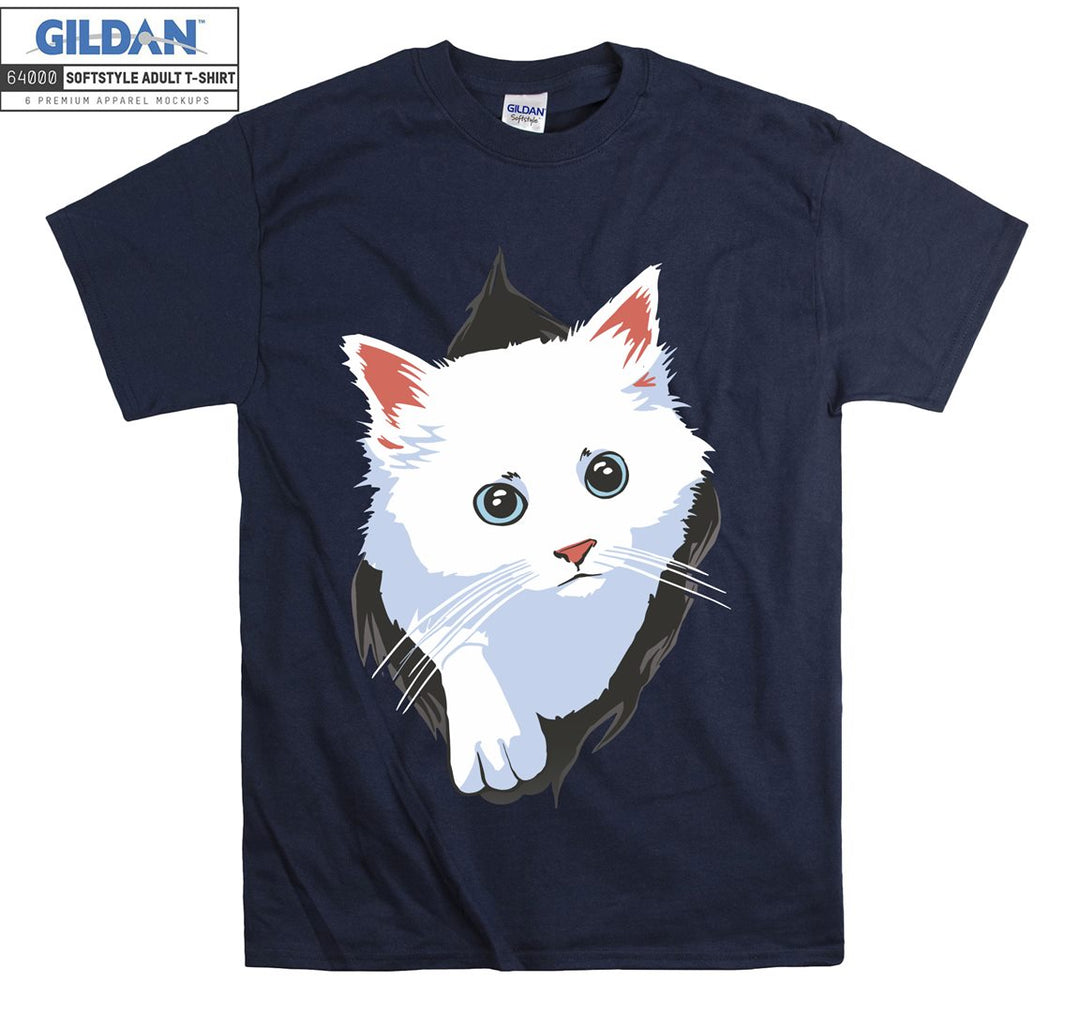 Cat inside Out Cute T-shirt