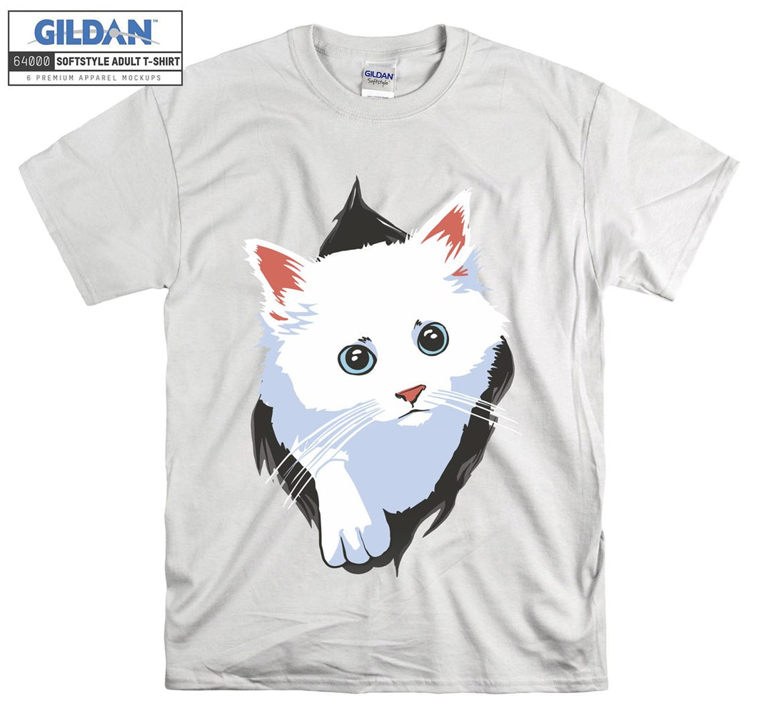 Cat inside Out Cute T-shirt