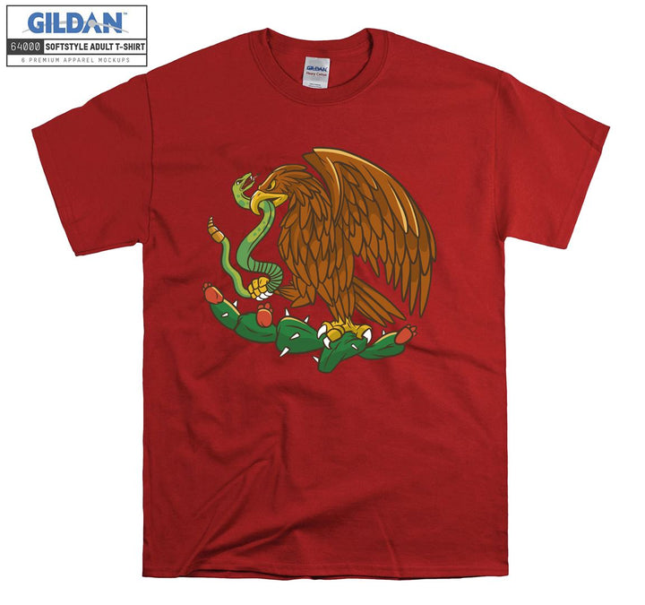 Angry Eagle Caught A Snake T-shirt