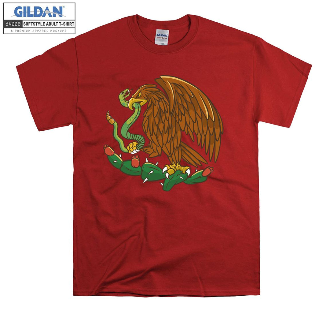 Angry Eagle Caught A Snake T-shirt