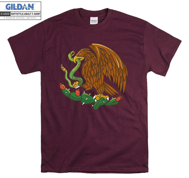 Angry Eagle Caught A Snake T-shirt