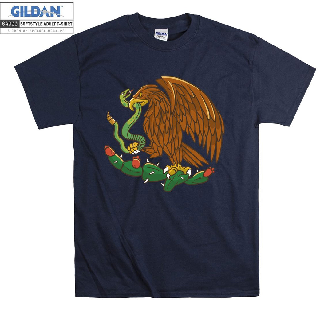 Angry Eagle Caught A Snake T-shirt