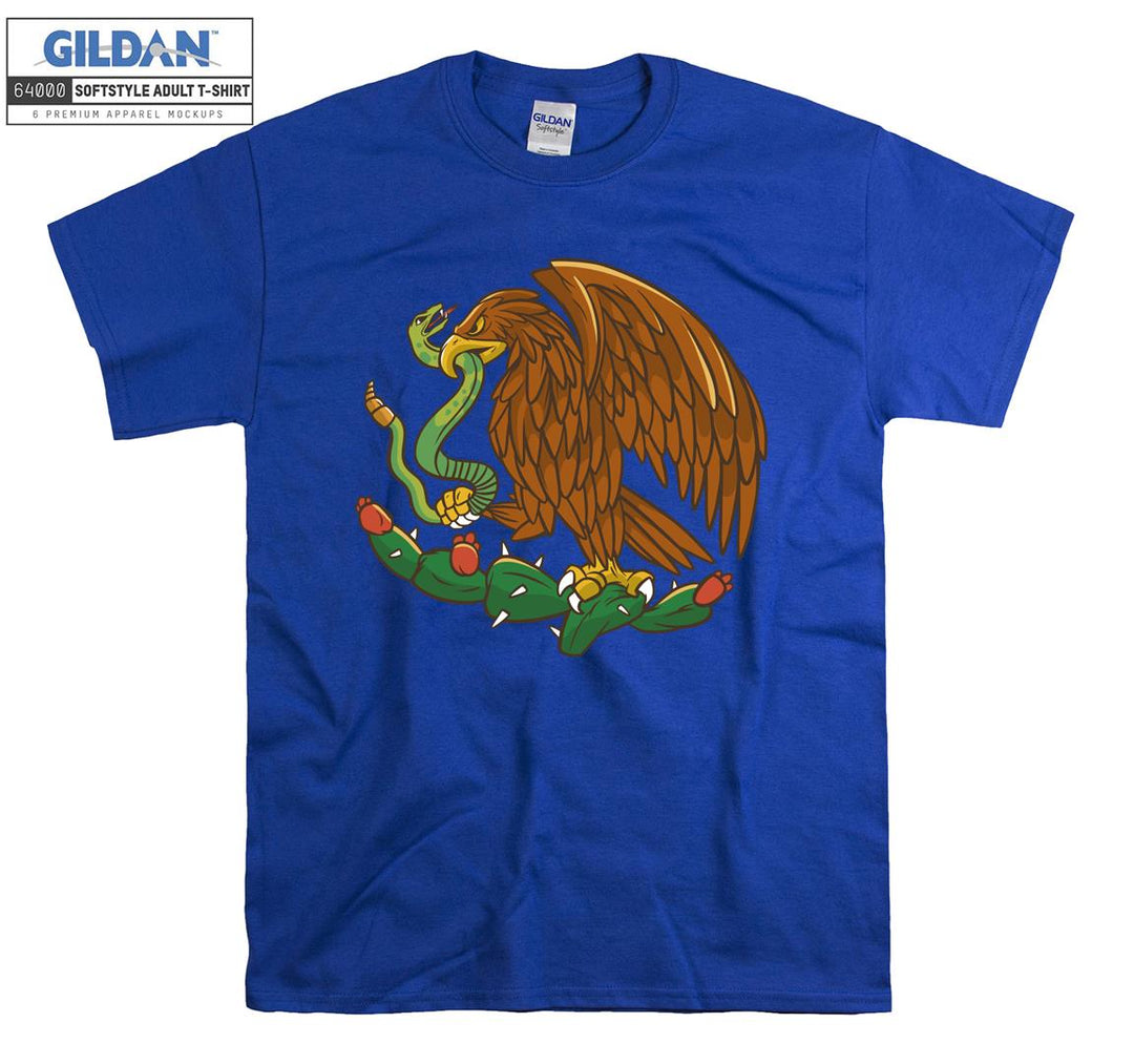 Angry Eagle Caught A Snake T-shirt