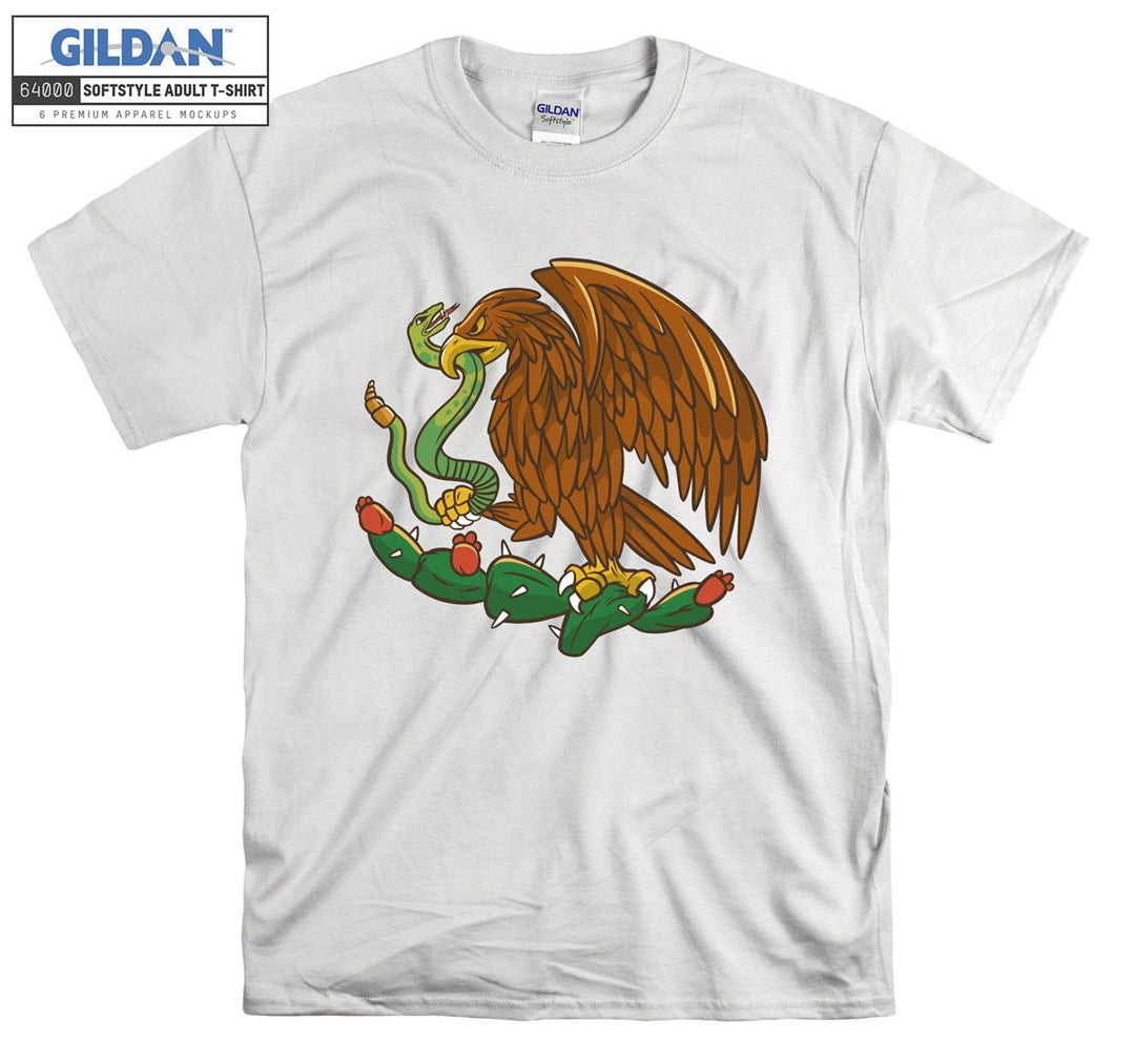 Angry Eagle Caught A Snake T-shirt