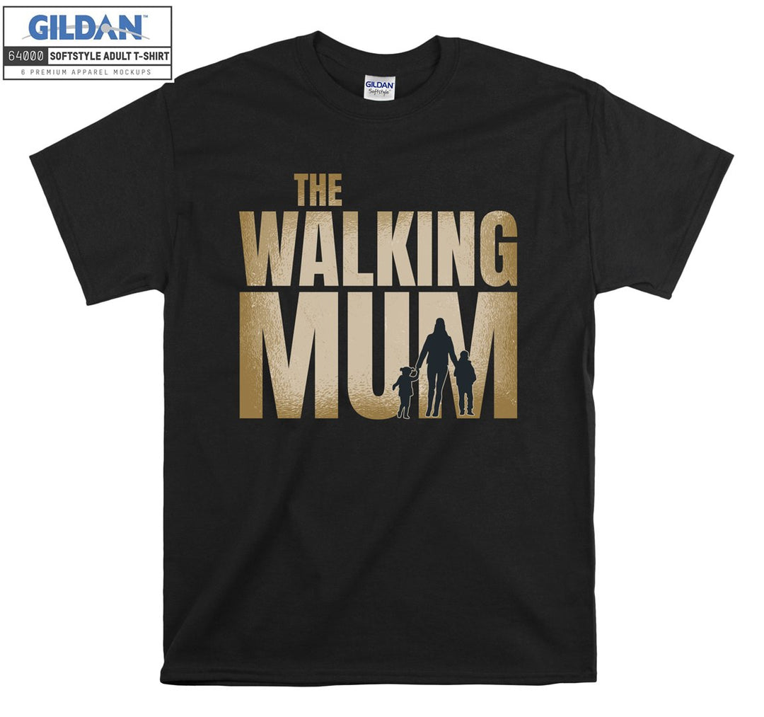 The Walking Mum Funny Logo T-shirt