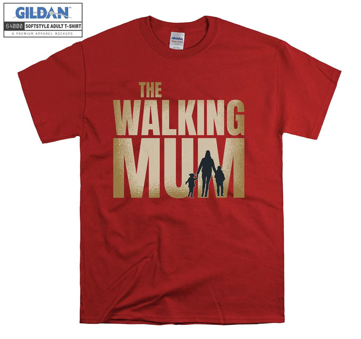 The Walking Mum Funny Logo T-shirt