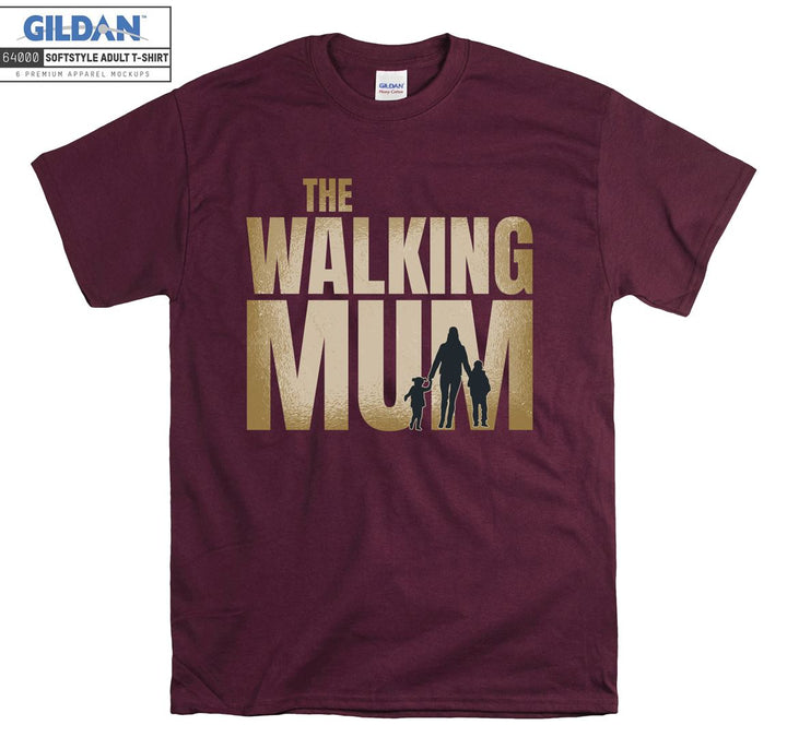 The Walking Mum Funny Logo T-shirt