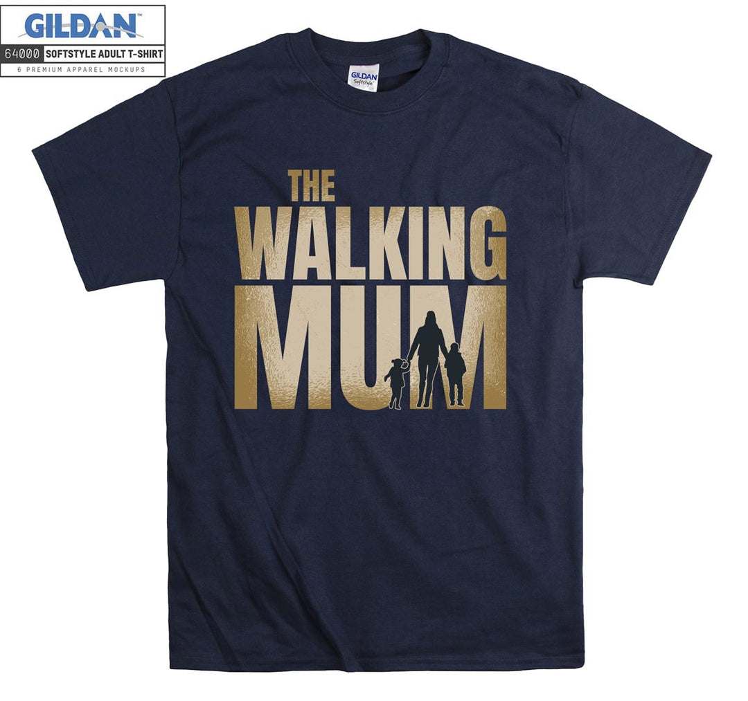 The Walking Mum Funny Logo T-shirt