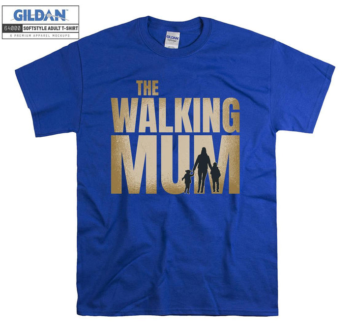 The Walking Mum Funny Logo T-shirt