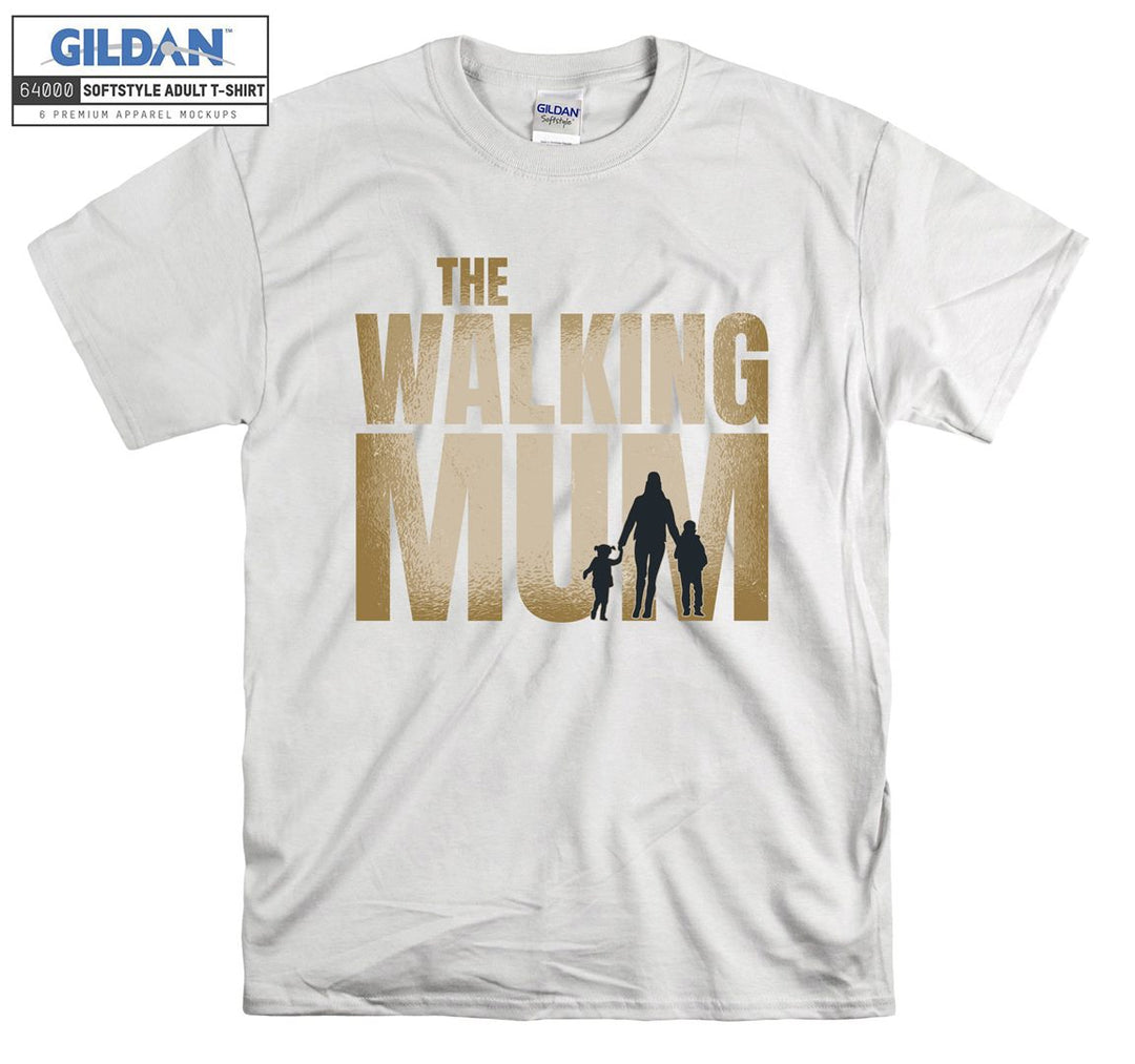 The Walking Mum Funny Logo T-shirt