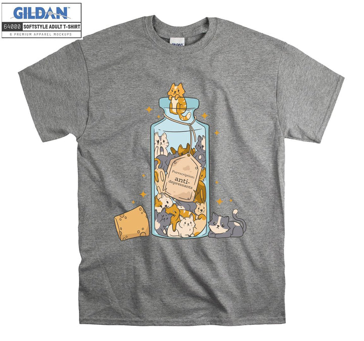 Purrscriotion Anti-Depressants Pill T-shirt