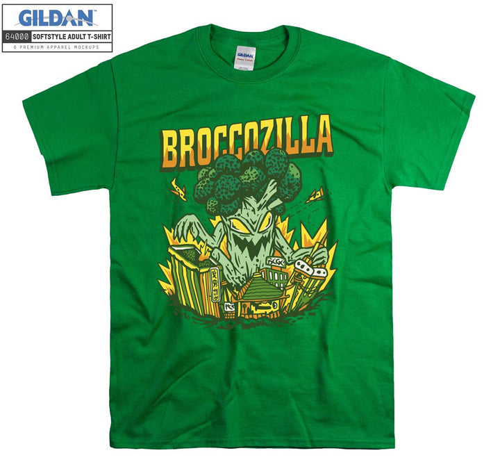 Funny Logo Broccozilla  T-shirt