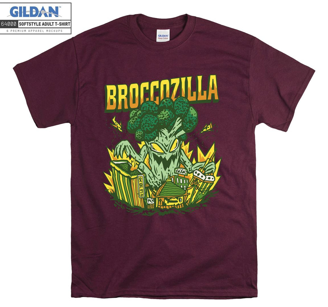 Funny Logo Broccozilla  T-shirt