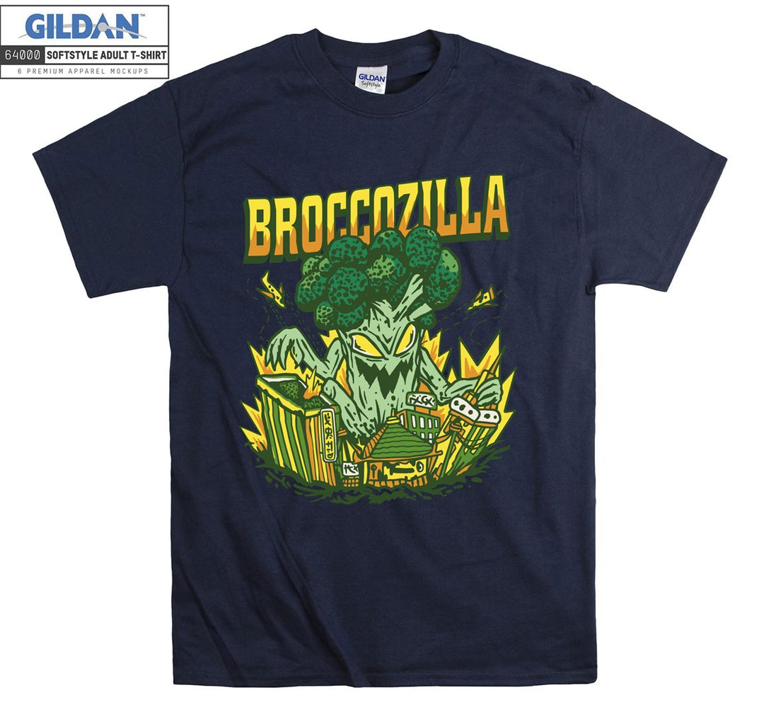 Funny Logo Broccozilla  T-shirt