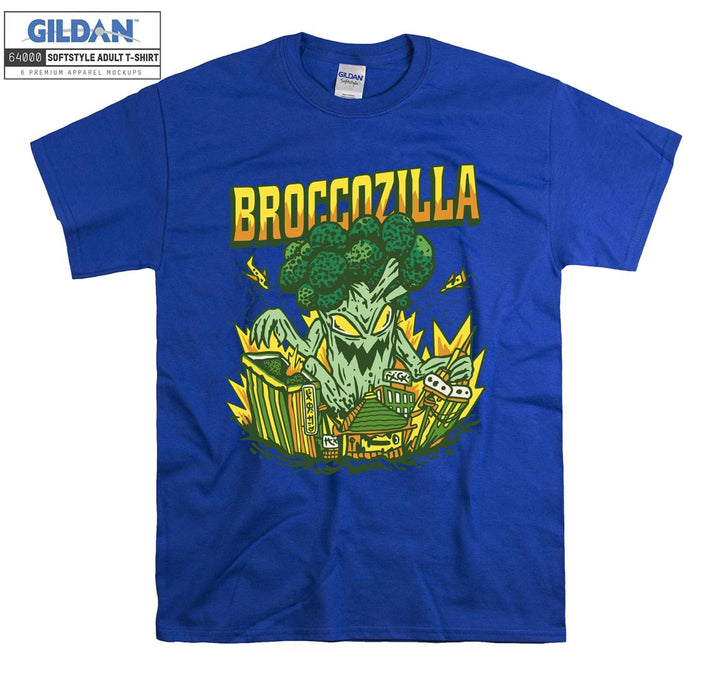 Funny Logo Broccozilla  T-shirt