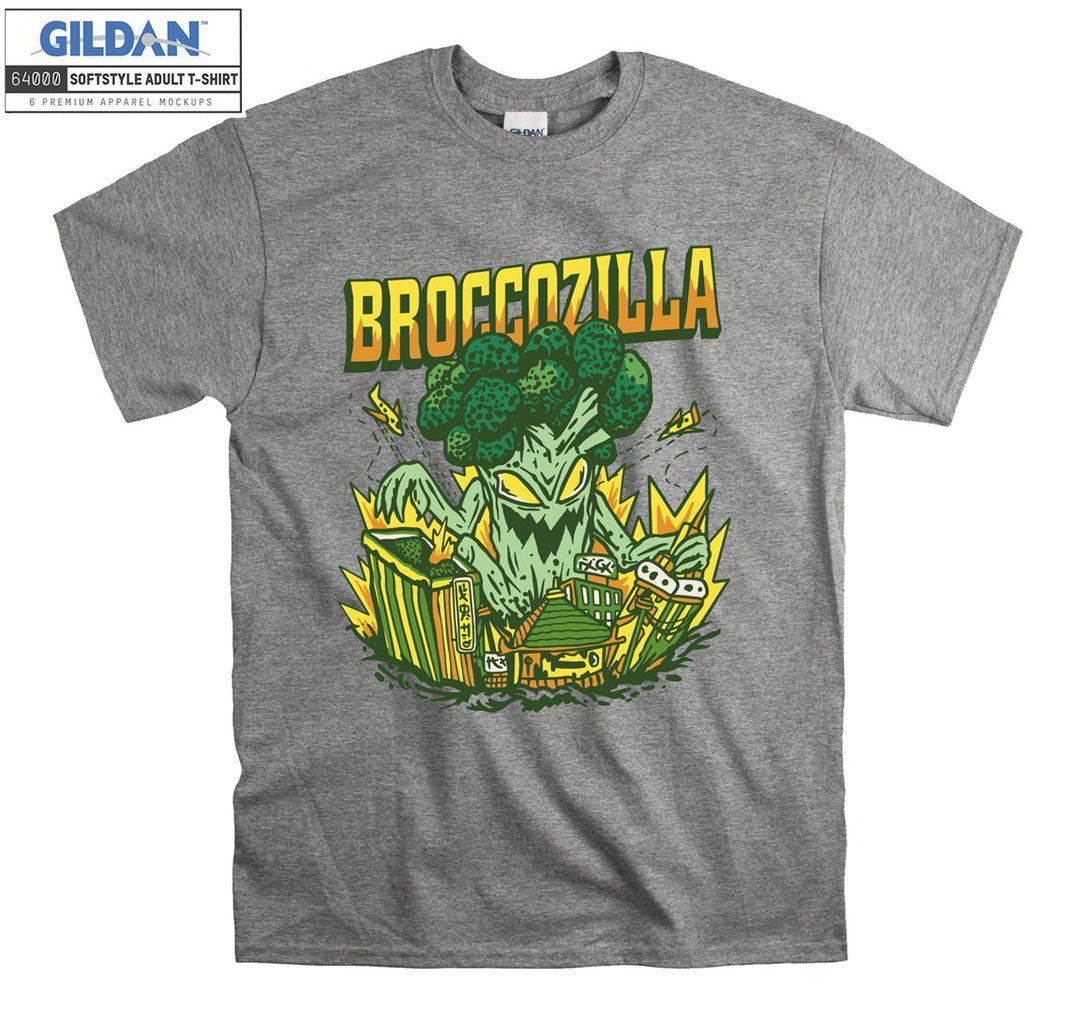 Funny Logo Broccozilla  T-shirt