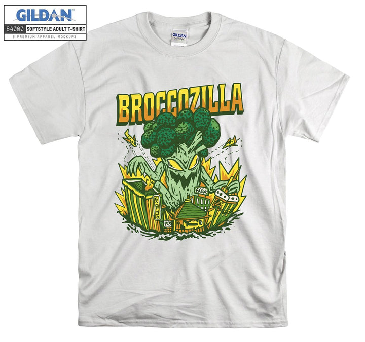 Funny Logo Broccozilla  T-shirt