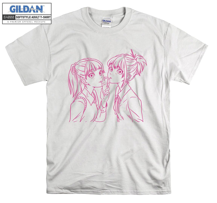 Cute Lovely Anime Girls T-shirt