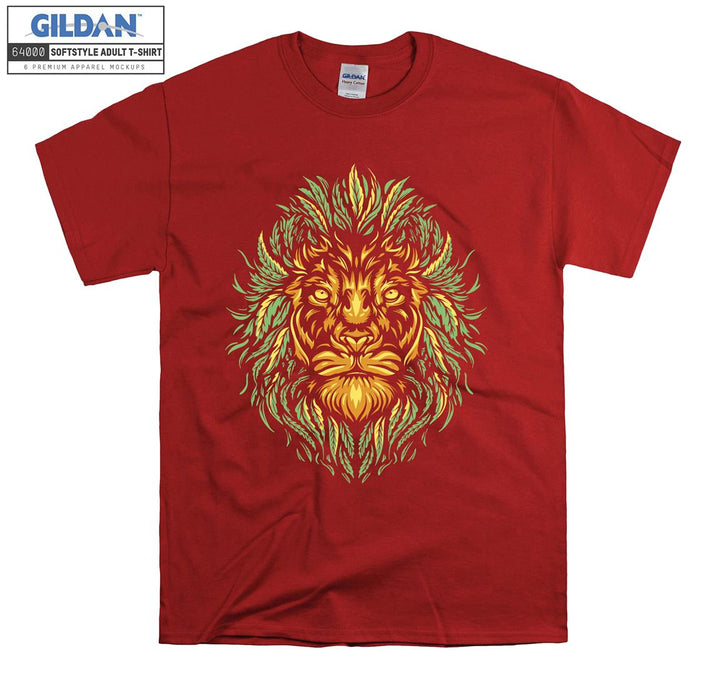 Green Yellow Lion T-shirt