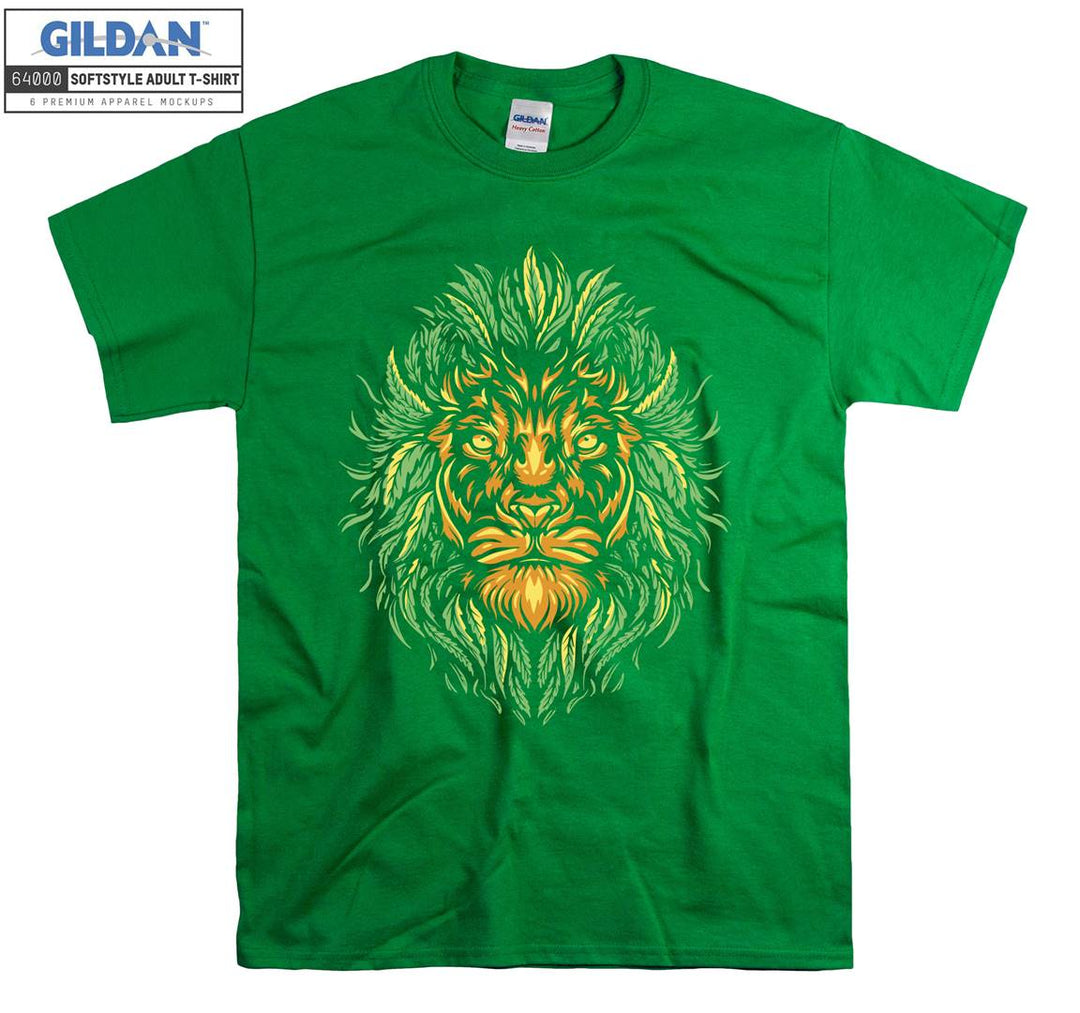 Green Yellow Lion T-shirt