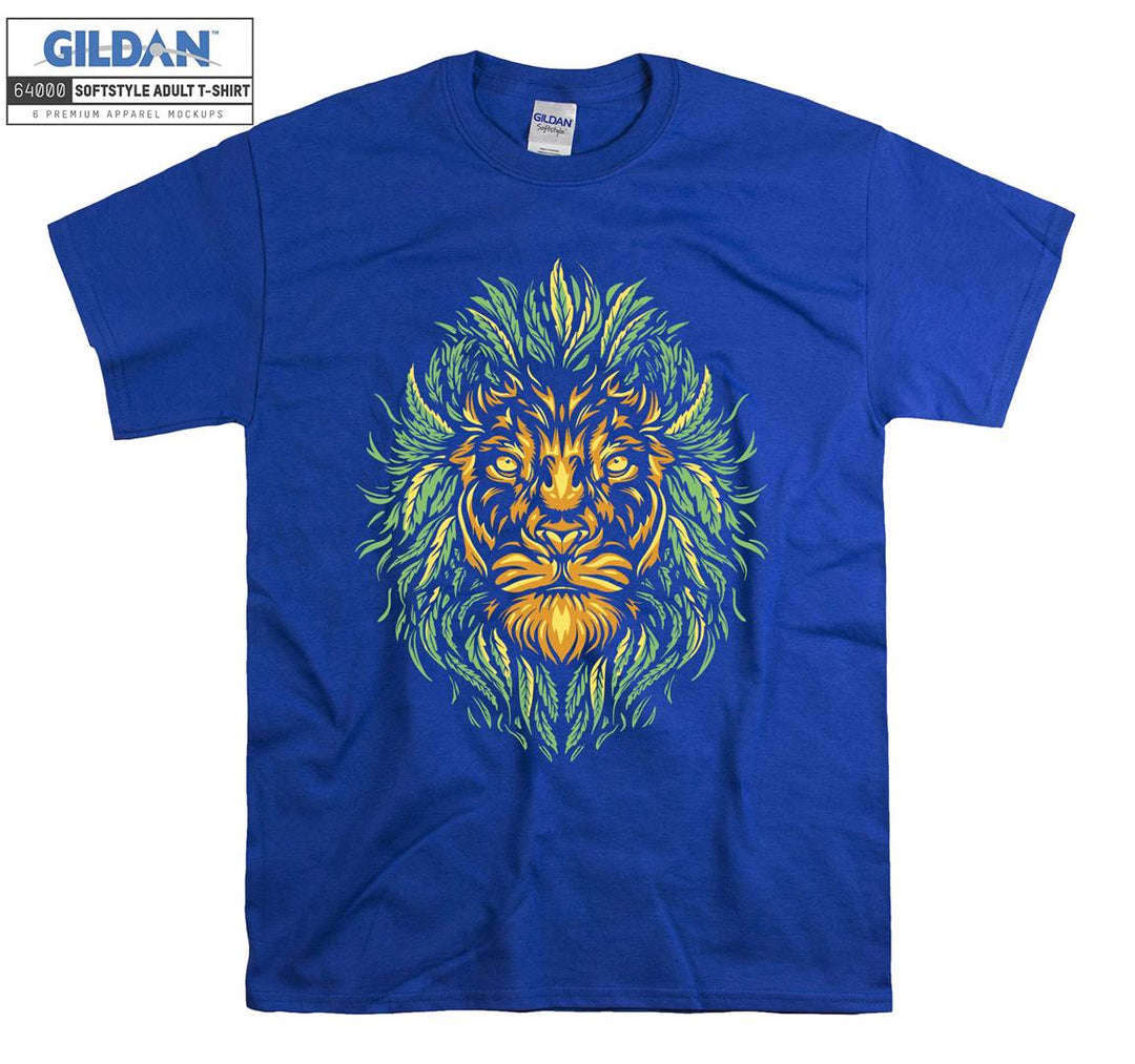 Green Yellow Lion T-shirt