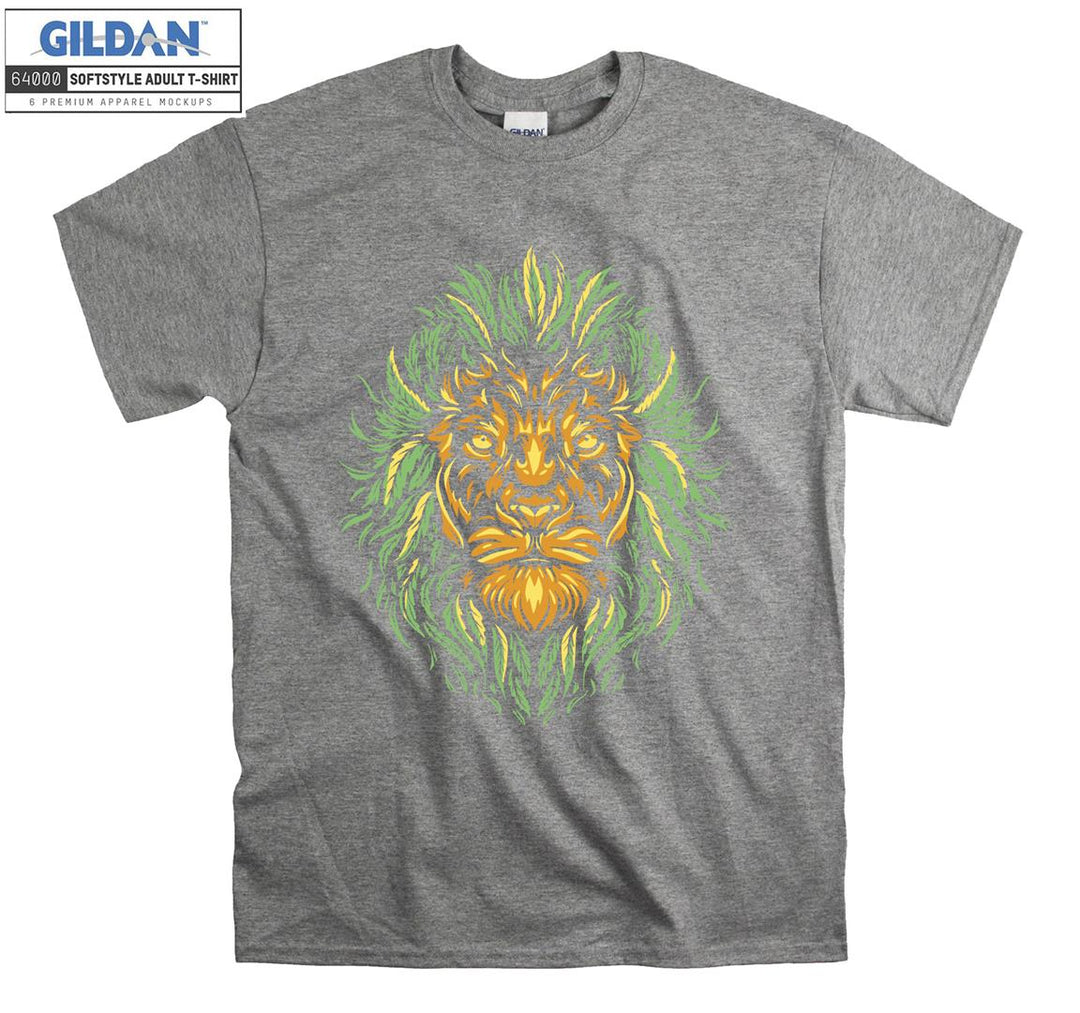 Green Yellow Lion T-shirt