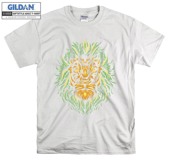 Green Yellow Lion T-shirt