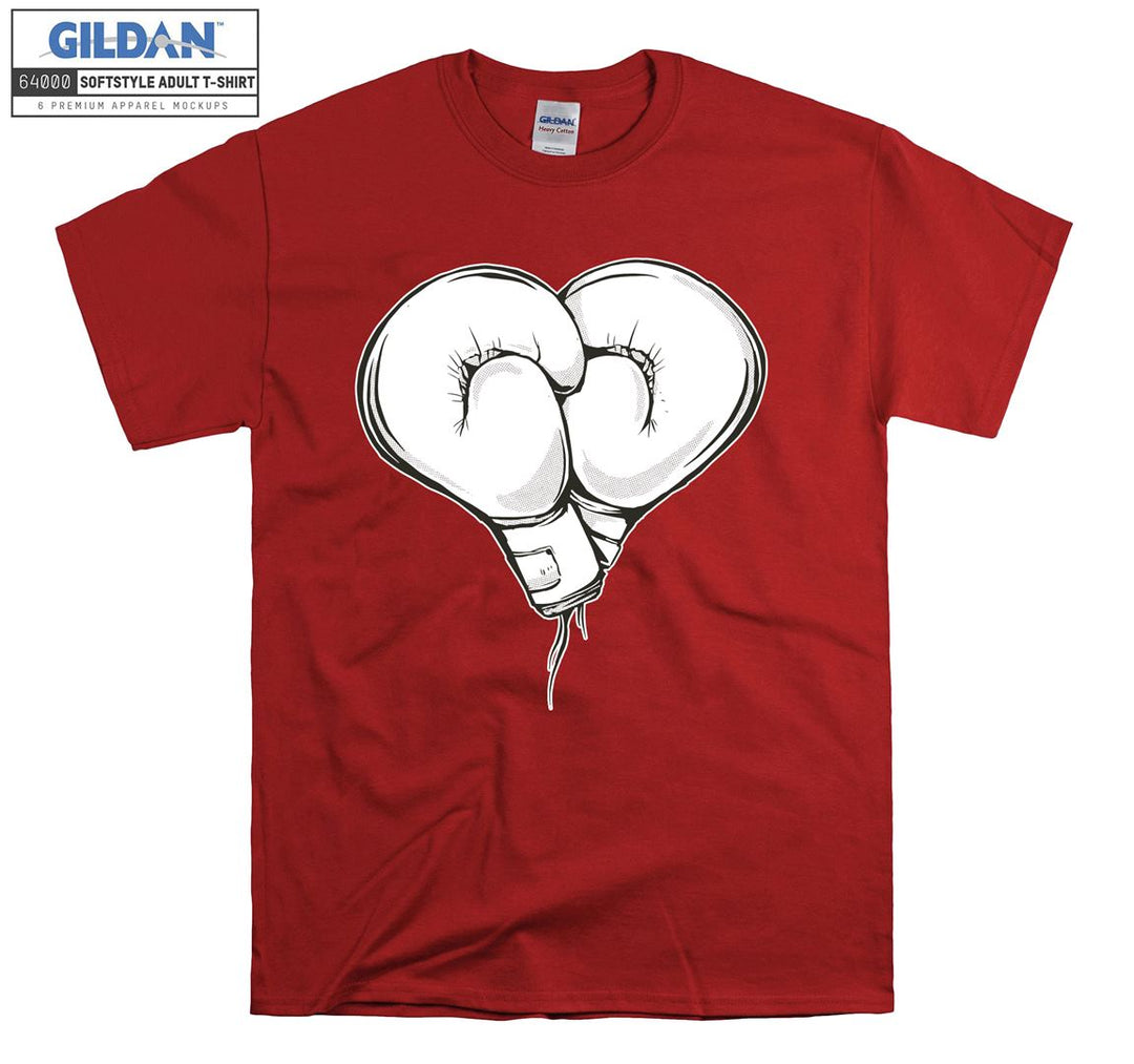 Boxing gloves figure T-shirt