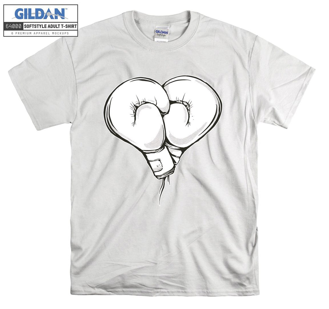 Boxing gloves figure T-shirt