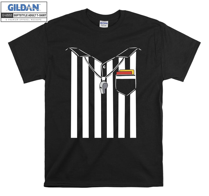 Football referee costume T-shirt