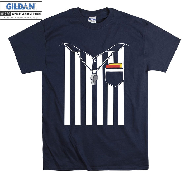 Football referee costume T-shirt