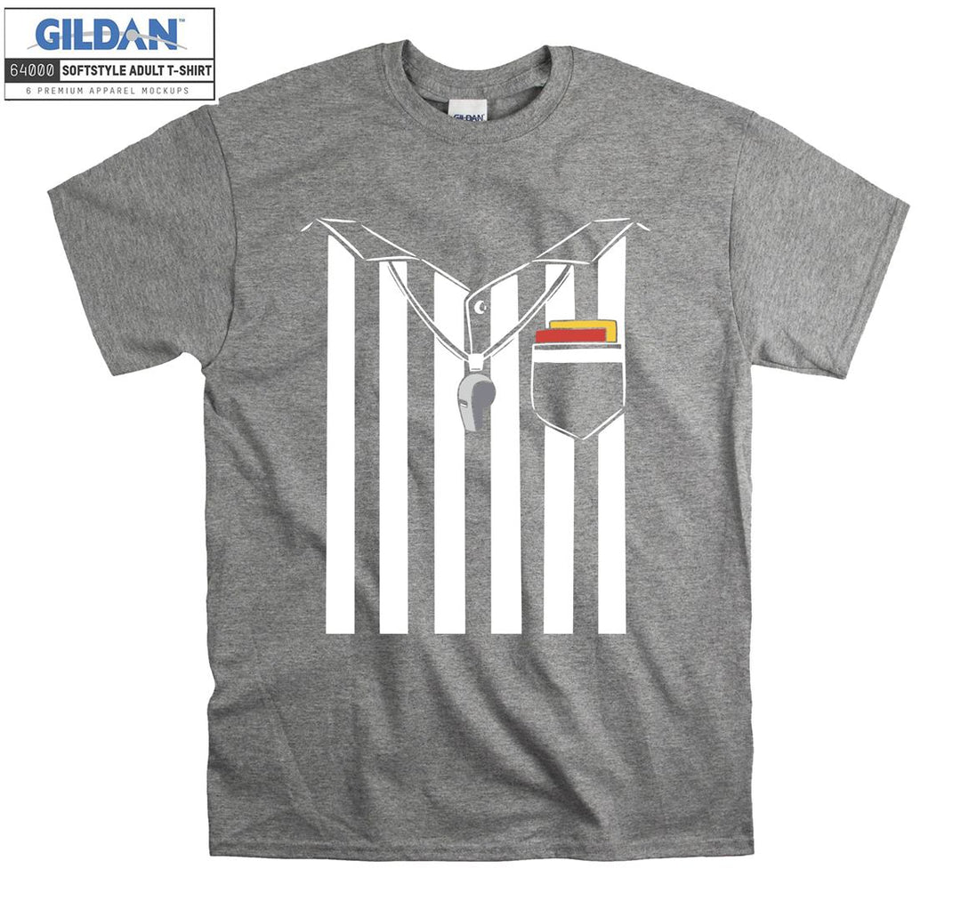 Football referee costume T-shirt