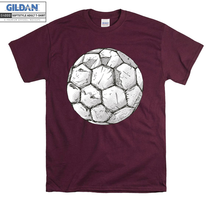 Football ball figure T-shirt