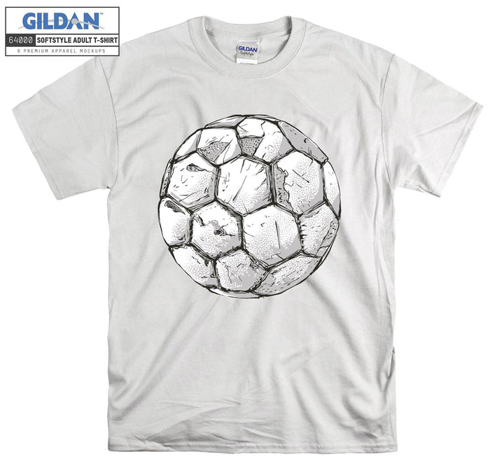 Football ball figure T-shirt