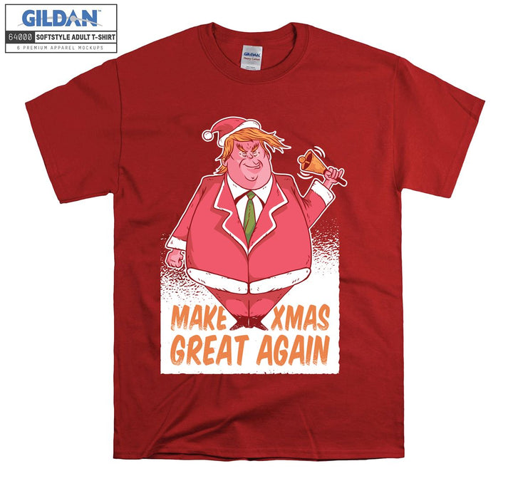 Make xmas great again trump figure T-shirt