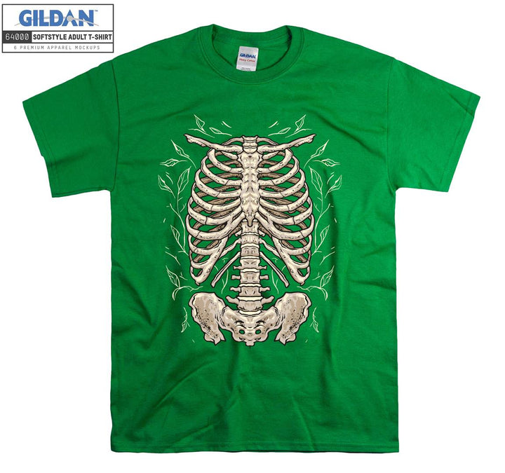 Famous skeleton figure human body T-shirt