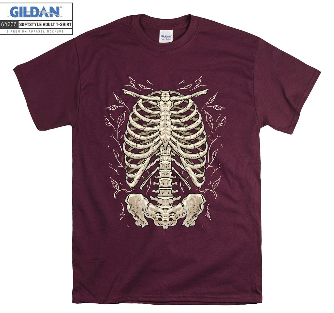 Famous skeleton figure human body T-shirt