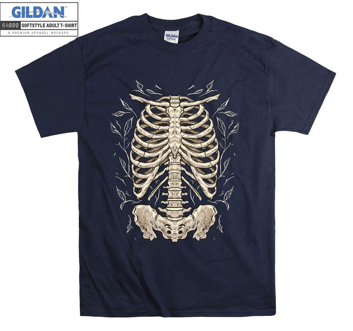 Famous skeleton figure human body T-shirt