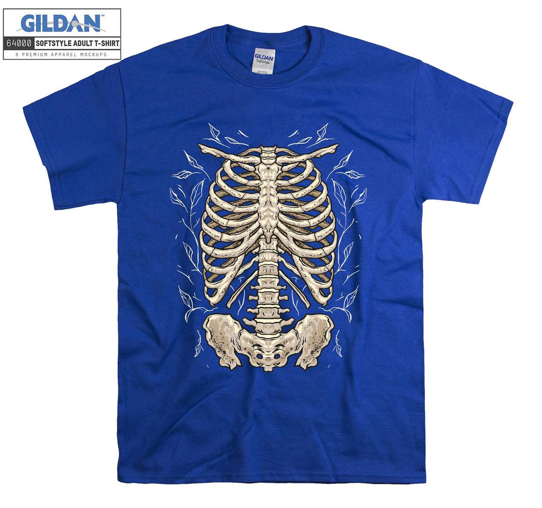 Famous skeleton figure human body T-shirt