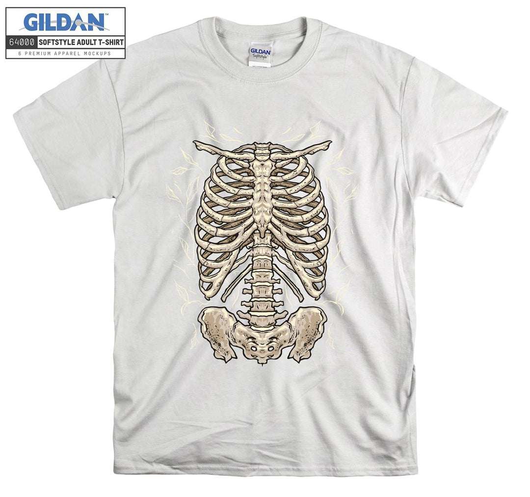 Famous skeleton figure human body T-shirt