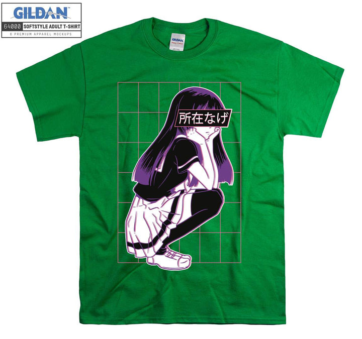 Bored Japanese Anime Girl  T-shirt