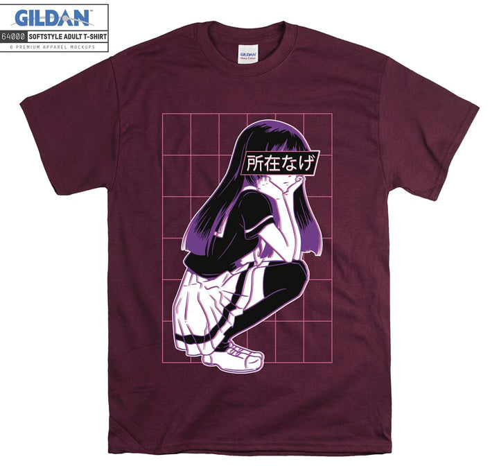 Bored Japanese Anime Girl  T-shirt