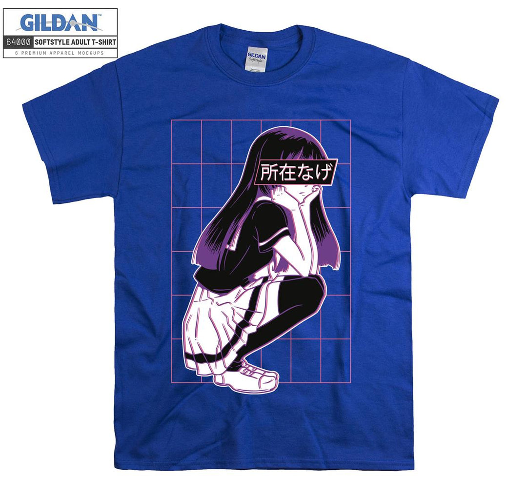 Bored Japanese Anime Girl  T-shirt