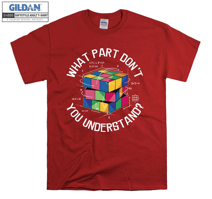 What part don't you understand T-shirt