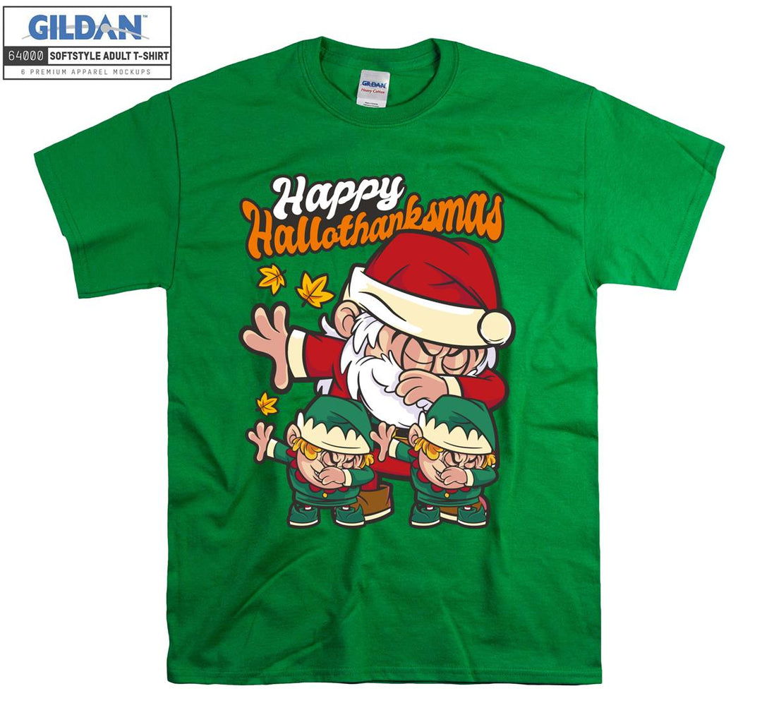 Happy hallothanksmas T-shirt